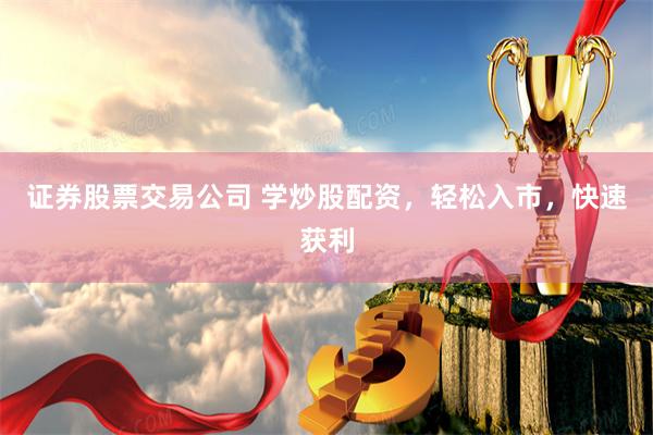 证券股票交易公司 学炒股配资，轻松入市，快速获利