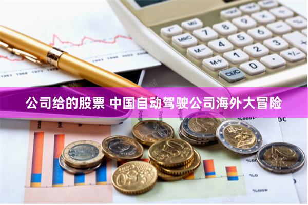 公司给的股票 中国自动驾驶公司海外大冒险